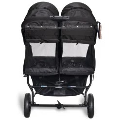 Valco Slim Twin Side By Side Double Stroller - Licorice