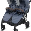 Valco Trend Duo Side by Side Double Stroller 2025 Denim
