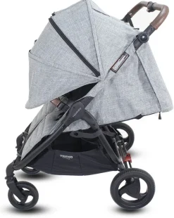 Valco Trend Duo Side by Side Double Stroller + Bassinet Bundle 2025 Black / Black