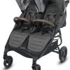 Valco Trend Duo Side by Side Double Stroller 2025 Charcoal