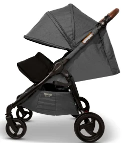 Valco Trend Duo Side by Side Double Stroller 2025 Charcoal