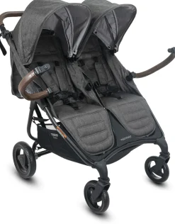 Valco Trend Duo Side by Side Double Stroller 2025 Charcoal