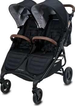 Valco Trend Duo Side by Side Double Stroller 2025 Black