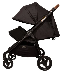 Valco Trend Duo Side by Side Double Stroller 2025 Black