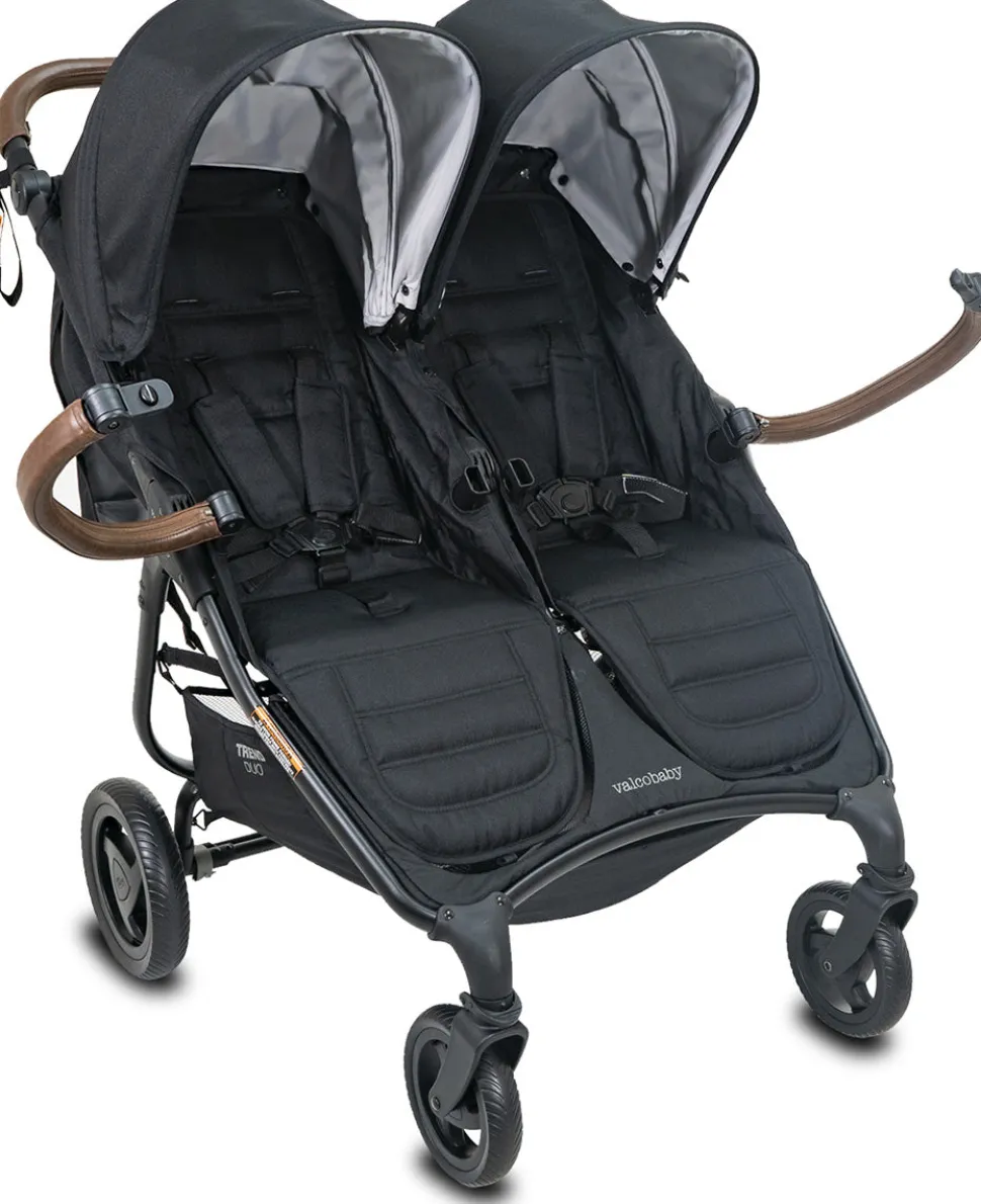 Valco Trend Duo Side by Side Double Stroller 2025 Black