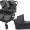 Valco Trend Duo Side by Side Double Stroller + Bassinet Bundle 2025 Charcoal / Charcoal