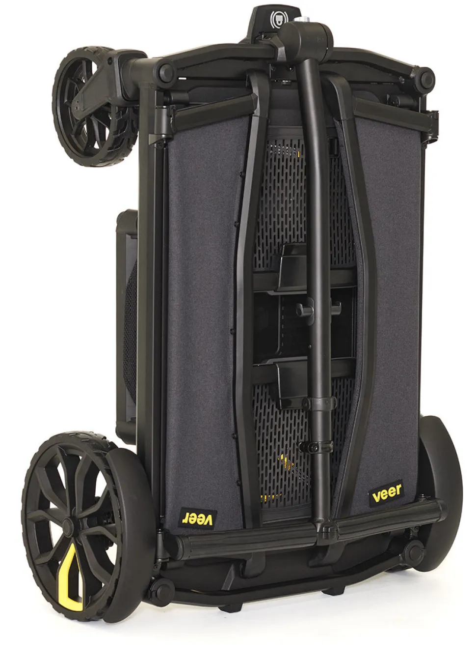 Veer All-Terrain Cruiser XL (4 Seater) Stroller Wagon + Canopy + Basket Bundle - Grey