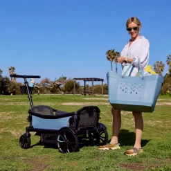 Veer Beach Tote - Blue Beryl