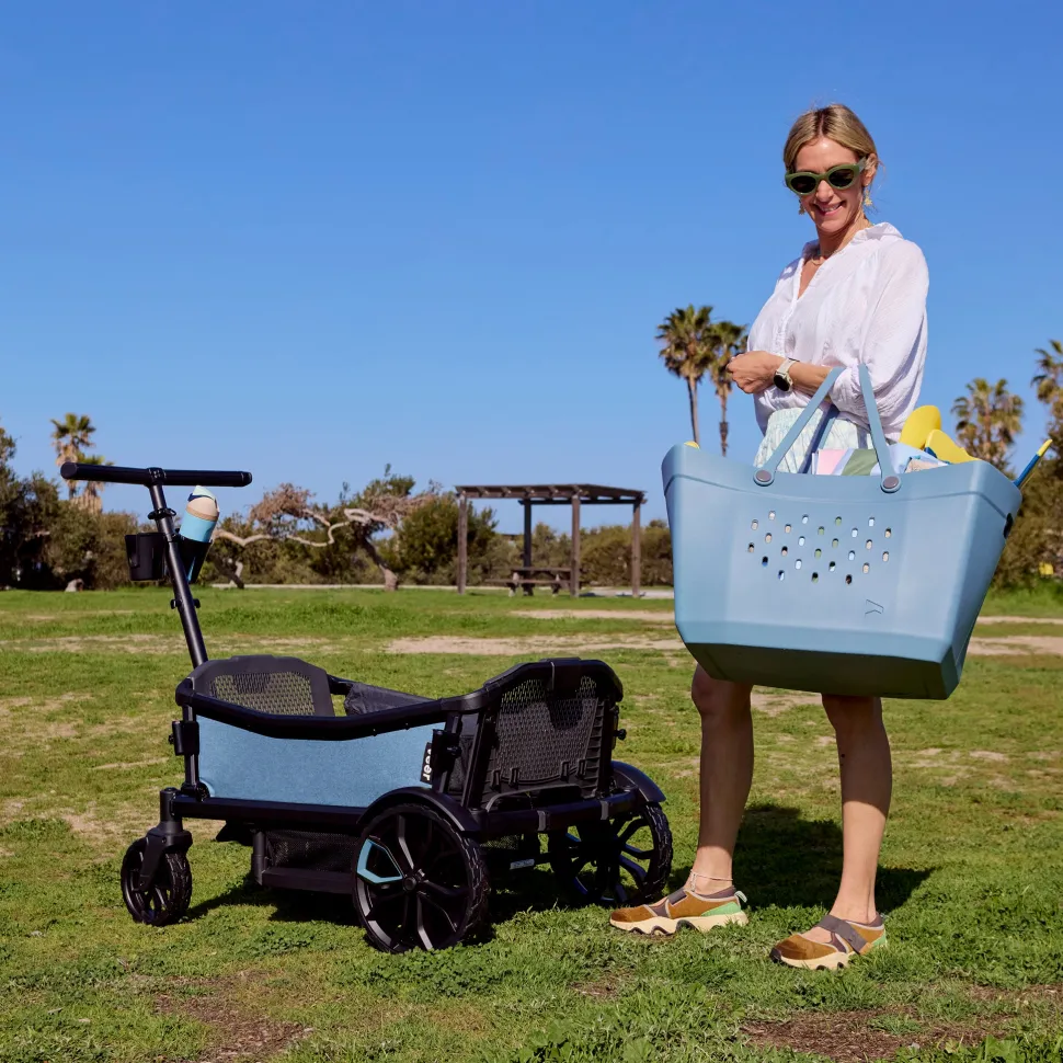 Veer Beach Tote - Blue Beryl