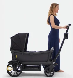Veer Cruiser (2 Seater) Stroller Wagon Bundle - Gray