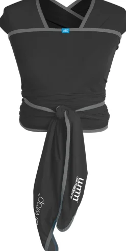 We Made Me Flow Wrap Baby Carrier - Midnight Black