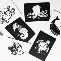 Wee Gallery Art Cards for Baby - Ocean Collection