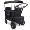 WonderFold L2 Double (2 Seater) Stroller Wagon - Black
