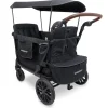 WonderFold L4 Quad (4 Seater) Stroller Wagon - Black