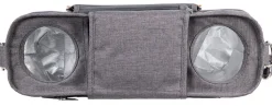 WonderFold Small Parent Console with 2 Insulated Cup Holders - Gray