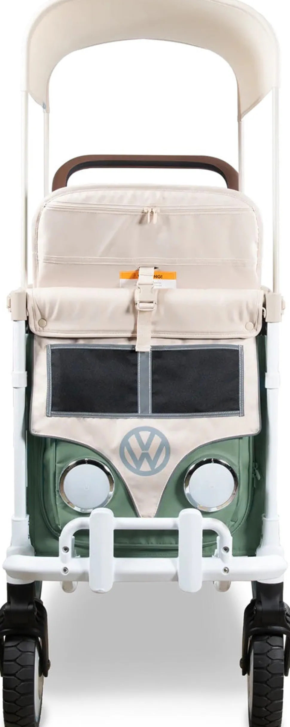 WonderFold VW2 Volkswagon Double (2 Seater) Stroller Wagon - Sage Green