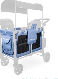Wonderfold W2 Elite / Luxe Carriage Fabric - Storm Blue