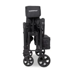 WonderFold W4 Elite Pro (4 Seater) Stroller Wagon - Jet Black