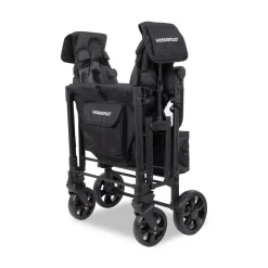 WonderFold W4 Elite Pro (4 Seater) Stroller Wagon - Jet Black