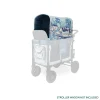 WonderFold W2 Elite/luxe Panoramic Canopy - Van Gogh Landscape With Houses
