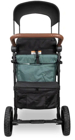 Wonderfold W2 Luxe Multifunctional Double (2 seater) Stroller Wagon - Hunter Green (Albee Exclusive)