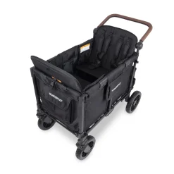 WonderFold W4 Luxe Pro (4 Seater) Stroller Wagon - Jet Black