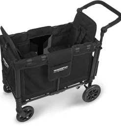 WonderFold W2 Original (2 Seater) Double Stroller Wagon - Black
