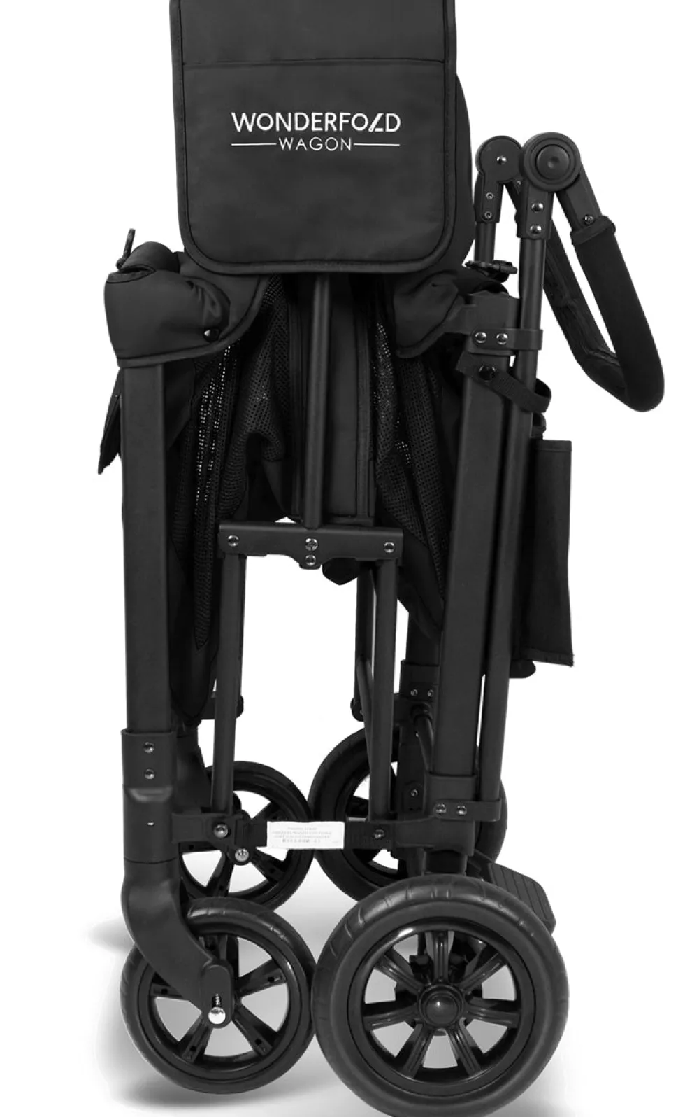 WonderFold W2 Original (2 Seater) Double Stroller Wagon - Black