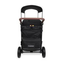 WonderFold W6 Pro (6 Seater) Stroller Wagon - Jet Black