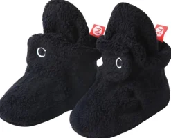 Zutano Cozie Fleece Baby Bootie - Black, 6m