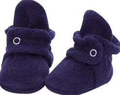 Zutano Cozie Fleece Baby Bootie - True Navy, 6m