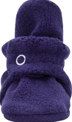 Zutano Cozie Fleece Baby Bootie - True Navy, 3m