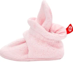 Zutano Cozie Fleece Baby Bootie - Baby Pink, 6m