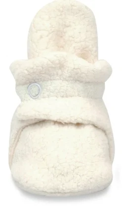 Zutano Cozie Fleece Baby Bootie - Cream, 3m