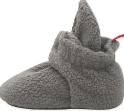 Zutano Cozie Fleece Gripper Baby Bootie - Gray, 18m