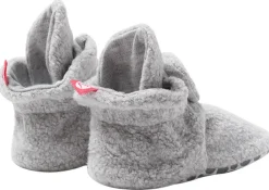 Zutano Cozie Fleece Gripper Baby Bootie - Heather Gray, 12m