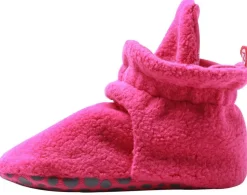 Zutano Cozie Fleece Gripper Baby Bootie - Fuchsia, 18m