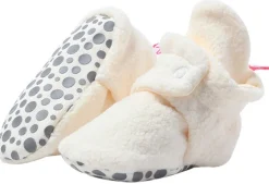 Zutano Cozie Fleece Gripper Baby Bootie - Cream, 12m