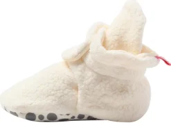 Zutano Cozie Fleece Gripper Baby Bootie - Cream, 18m