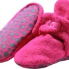 Zutano Cozie Fleece Gripper Baby Bootie - Fuchsia, 12m