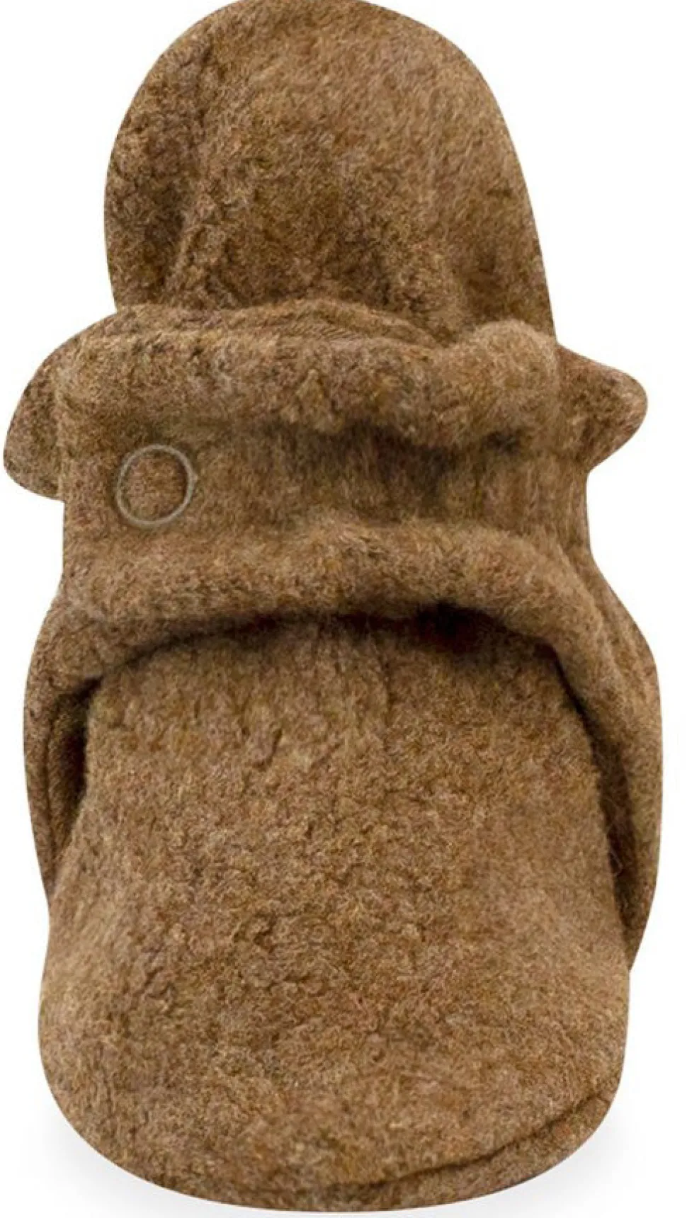 Zutano Cozie Fleece Gripper Baby Bootie - Heather Mocha, 18m