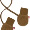 Zutano Cozie Fleece Mitten - Heather Mocha