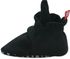 Zutano Organic Cotton Gripper Baby Bootie - Black, 6m